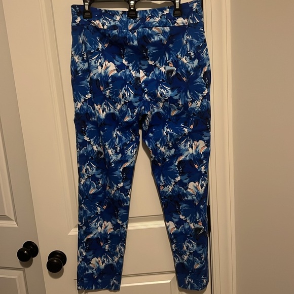 Peck & Peck Vibrant Blue White & Pink Patterned Fabric size 16 Gender reveal - Picture 6 of 7